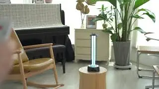 First Health Full Room UV-C Sterilizing Lamp with Motion Sensor