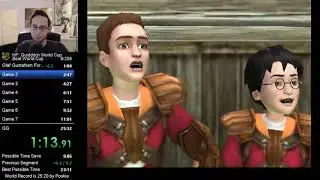 Harry Potter Quidditch World Cup (PC) - Beat the World Cup% Speedrun in 25:10 RTA (PB / WR)