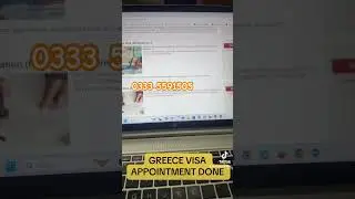 Greece Work visa Appointment Done | #greecevisa #greeceappointment