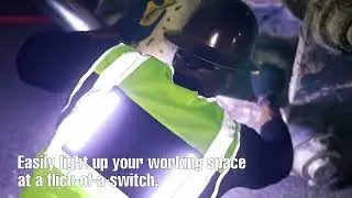 LITGEAR LED Safety Vest for Construction and Road Workers
