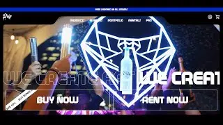 Drip Website Showcase: Bold UX/UI Design for Event Art & Customization