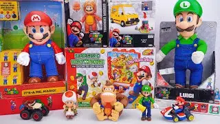 Super Mario Bros Movie Toys Collection Unboxing Review | Mario Luigi Toad Peach Bowser Action Figure