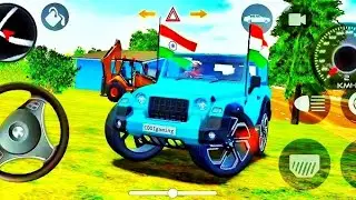 Indian Vehicles Simulator 3D | New Mahindra 👿Modified Jeep thar Gameplay हिंदी 😱🔥#2026 