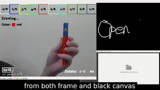Virtual Drawing using Python and OpenCV | Computer Vision
