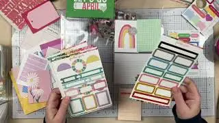 Scrapbook Process: Pocket Page Scrapbooking // April 2024 Divider Page