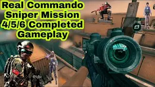 Real Commando Sniper Mission 4/5/6 Completed Gameplay Shohagh Gaming