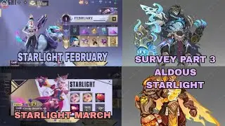 MLBB UPDATE| STARLIGHT FEBRUARY TO MARCH 2025|  SURVEY PART 3 ALDOUS
