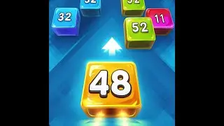 Merge Cube 3D: Block Drop - #games #casualgamess #gaming #gameplay #topnewcasualgame