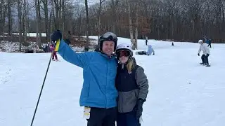 POCONOS mountains! Our first time ever SKIING & SNOWBOARDING!