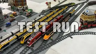 Lego Train Testing in early Eldoradan, by LegoSauce