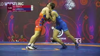 1/4 GR - 80 kg: V. COJOC (ROU) v. G. LUPASCO (MDA)