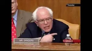 Bernie Sanders Gets Angry at Bush Official on Debt, Tax Breaks, Rich Families (2008)