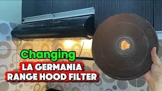 Changing La Germania Range Hood Filter / Cleaning Range hood