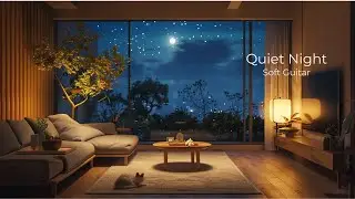 Quiet Night Guitar Music for Deep Sleep | Calm Living Sounds