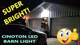 Cinoton Lighting Outside Barn Light Review #cinoton #3W1B #light