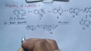 Lecture 12 : Chemical properties of Quinoline. Part-02