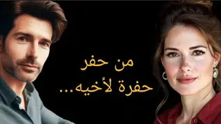 قصة من حفر حفرة لأخيه !!