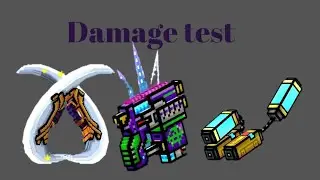 rebel, moonblades, and double Cashback damage test ( pixel gun 3d )