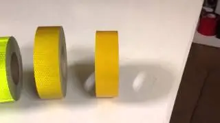 Yellow Retro Reflective Tape