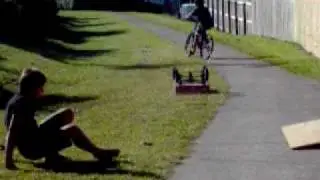 dumb idiots kill poor trolley =(