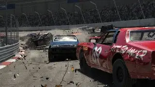Wreckfest In 2021 . Race And Crashes And Replay . Beautiful Race . American Muscle Cars