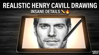1.PENCIL 1 DRAWING 1 CELEBRITY“Henry Cavill Realistic Drawing ✏️  | Hobbyist Artist