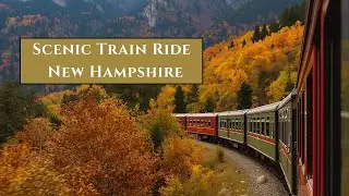 CONWAY SCENIC RAILROAD NOTCH TRAIN (4K) - New Hampshire Scenic Fall Train Ride | North Conway
