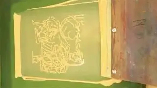 JEAN-PIERRE SERGENT AT WORK SILK SCREENING HIS SMALL WORKS ON PAPER #33 | SEPTEMBER 13 2018