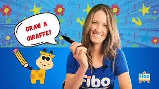 🦒✏️🔠ABC DRAW: G is for Giraffe #fiboart #moms #toddlers #artforkids #abcd #abcs #abcdrawing #draw