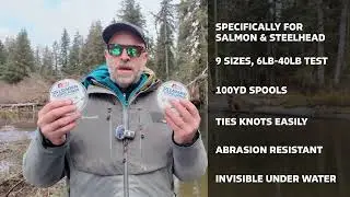 Alaska Fishing Gear P-Line SS Fluorocarbon Leader #fishinggear #alaskafishing #pline