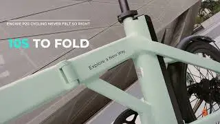 2024 Engwe P20 electric bicycle pure vehicle demonstration video