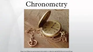 Chronometry