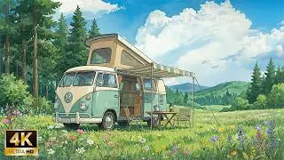 Peaceful Van Life Ambience | Warm Guitar Music for Study, Sleep, Focus [4K]