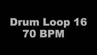 【Drum Loop 16】70 BPM　練習用ドラム音源