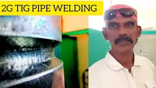 2G TIG WELDING | PIPE WELDING | Root Horizontal Position Tutorial in Tamil |