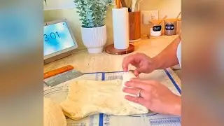 Easy & super super soft sandwich bread w/ sourdough discard recipe #fyp #viral #trending 