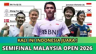 SERU! JADWAL SEMIFINAL MALAYSIA OPEN 2026 #malaysiaopen2026