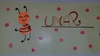 cute envelope drawing of pretty honeybee with honeyjar#envelope #drawing ideas
