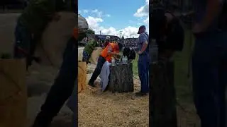 Buckley Log Show 2018 splicing day 1