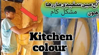 Kitchen colour in home 🏡 /work at home/vlog for today /viral vlog...