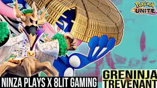 Trevenant x Greninja 💥 | 8Lit Gaming x Ninza Plays Gameplay | Pokemon Unite Gameplay | #pokemonunite