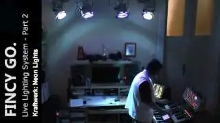 Kraftwerk - Neonlights and Fincy GO MIDI Lighting System (covered: by Fincy GO. )