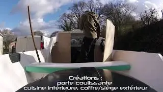 restauration bateau cabine  partie 1