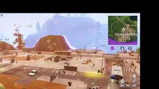 TILTED TOWERS WHEN IT IS DESTROYED! (FORTNITE BATTLE ROYALE)