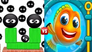 Hide Ball Brain Vs Save The Fish New UPDATE Satisfying Double Walkthrough Mini-Games!