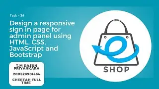 Design a responsive sign in page for admin panel using HTML, CSS, JavaScript and Bootstrap
