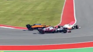 SFR USA McLaren Crash