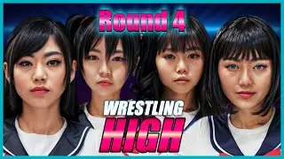 4 Japanese Girl Extreme Rules Match 4 | WRESTLING HIGH | WWE 2K25 | Japanese School Girls Wrestling