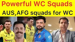 Australia Power Full Squad announced for ICC T20 World Cup 2026 | Afghanistan Squad revealed 