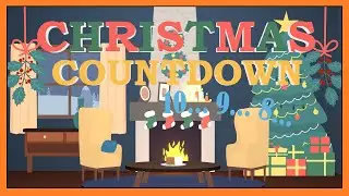 🎄Christmas Countdown🎁- Fun Festive Holidays Counting Song for Kids │ Smiley Rhymes